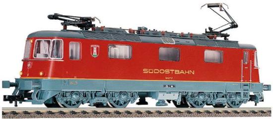 Electric locomotive class Re 4/4' of Swiss South-East Railway (SOB) 'Arth-Goldau' in digital version<br /><a href='images/pictures/Fleischmann/64344.jpg' target='_blank'>Full size image</a>